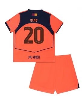 Billige Fotballdrakt Barcelona Dani Olmo #20 Replika Tredjedraktsett Barn 2025-26 Kortermet (med bukser)